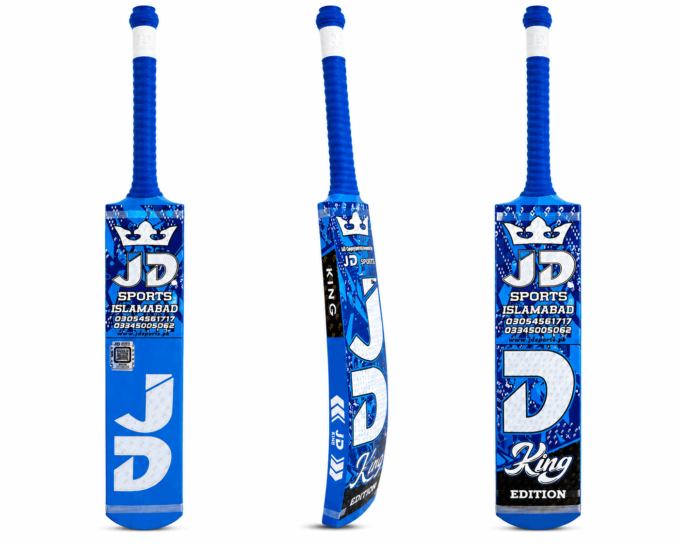 JD KING (Full Sticker) — Blue